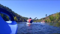 Passeio á hora de canoa